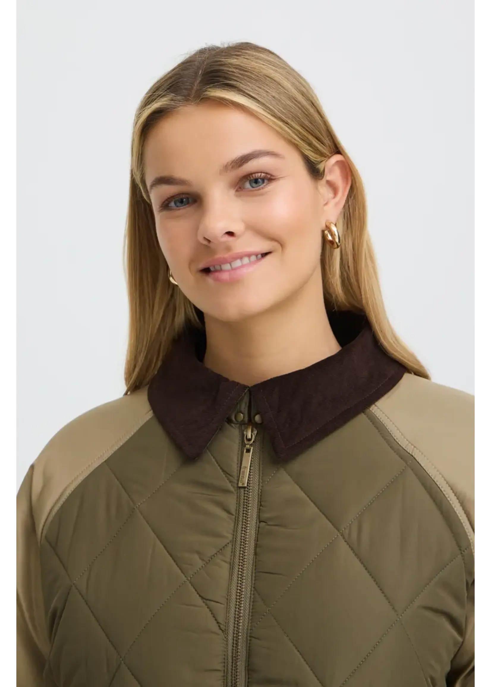 Fransa Fransa Adeline Jacket - Grape Leaf