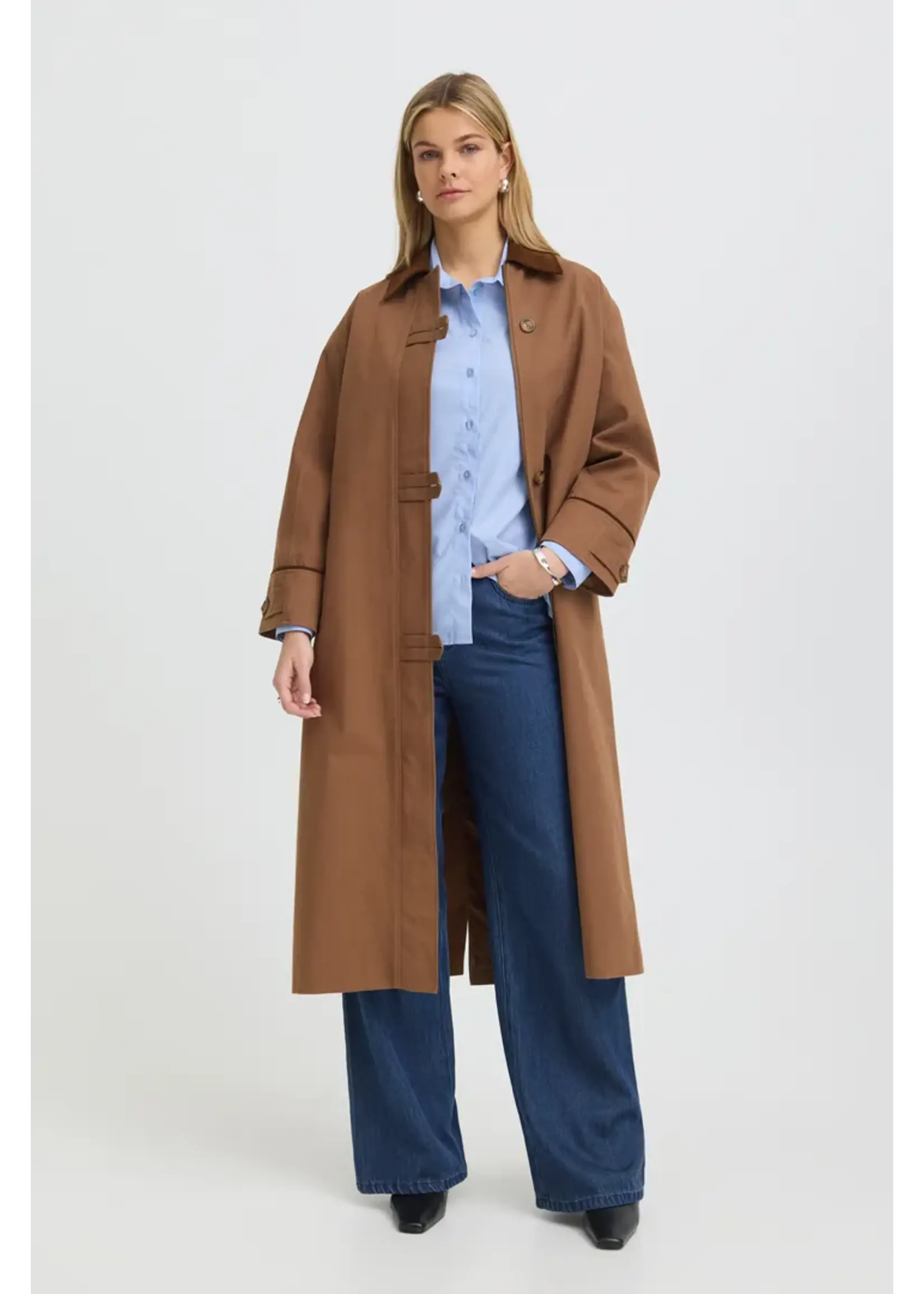 Fransa Fransa Alicia Jacket - Rain Drum