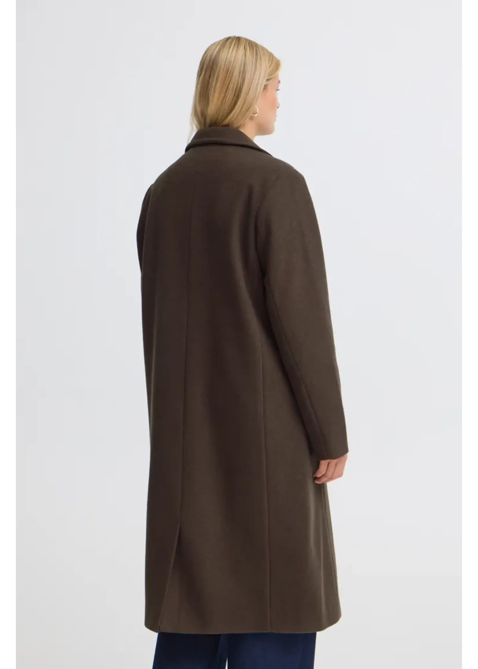Fransa Fransa Manteau Adelay - Hot Fudge Melange