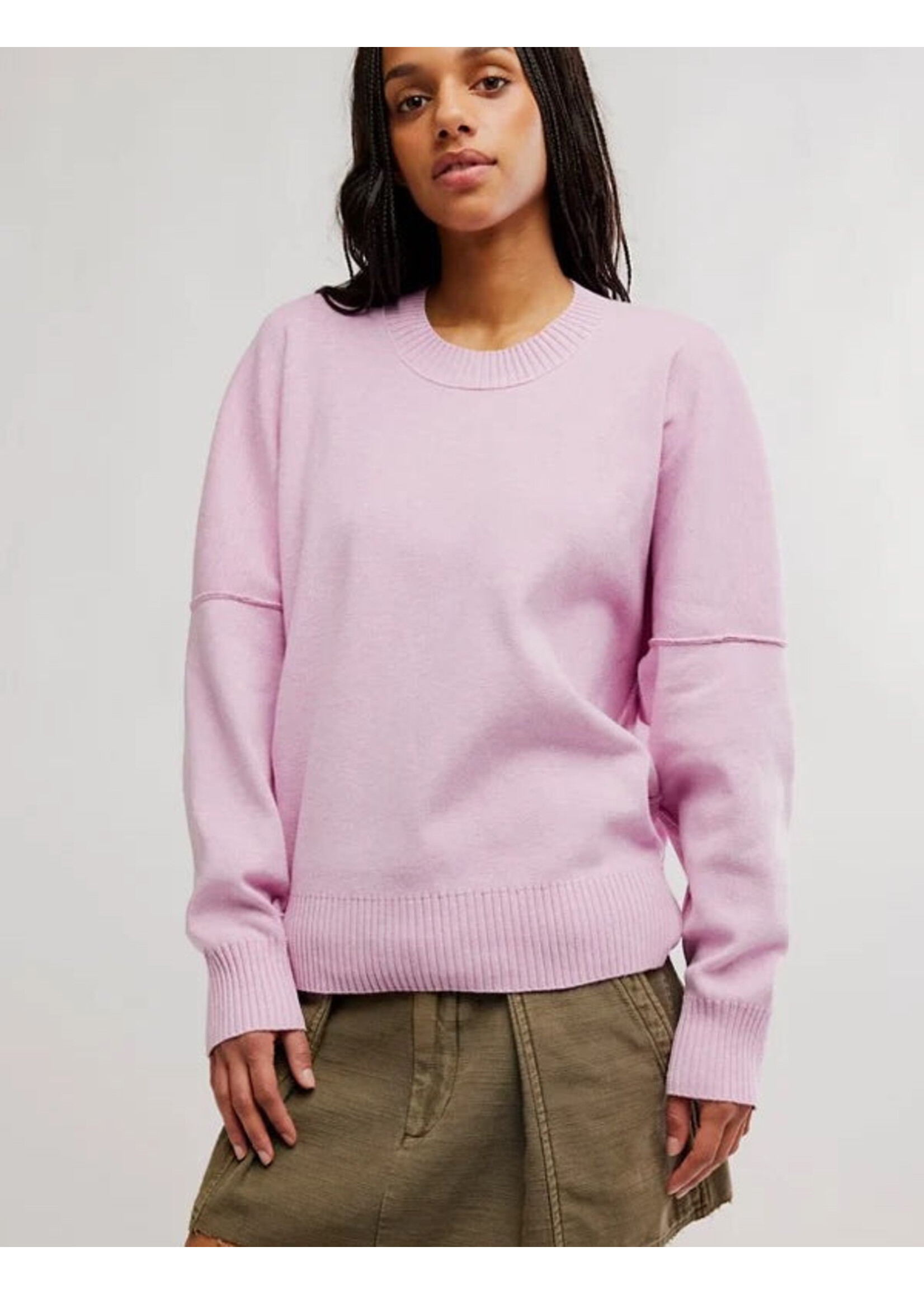 Free People Free People Alma Pullover - Fragrant Lilac