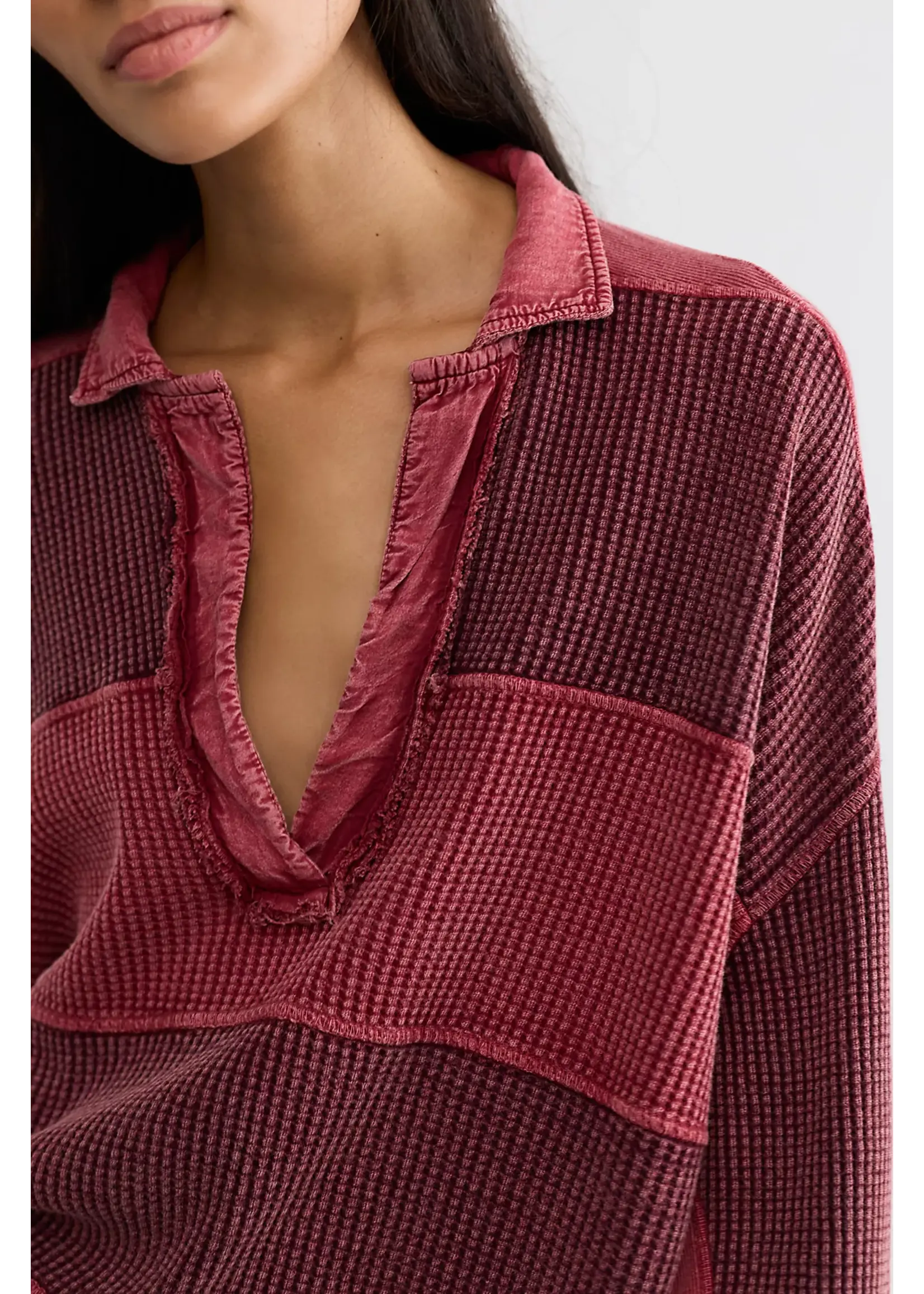 Free People Free People Rainn Thermal - Pink Combo