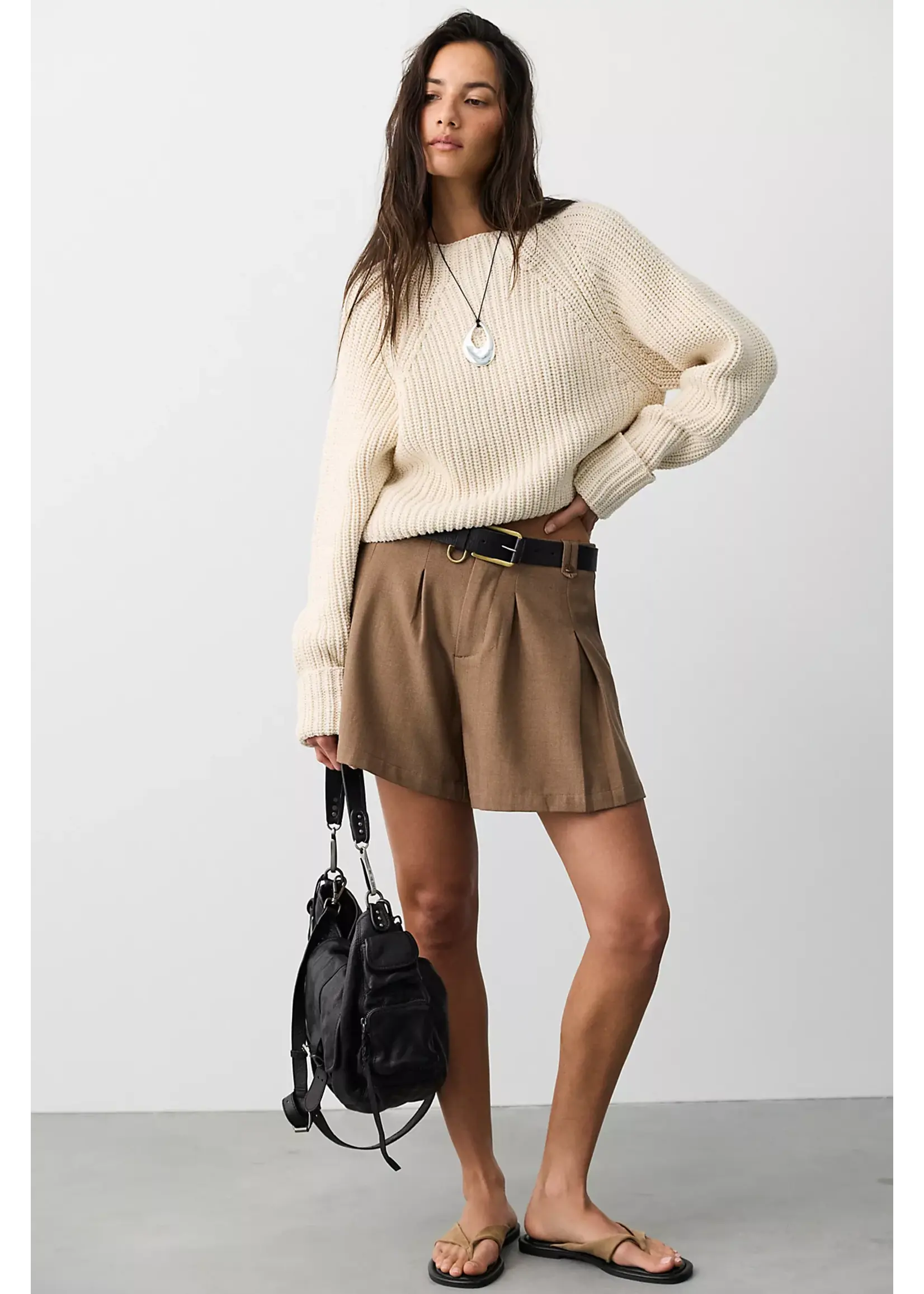 Free People Free People Low Tide Pullover - Marshmellow