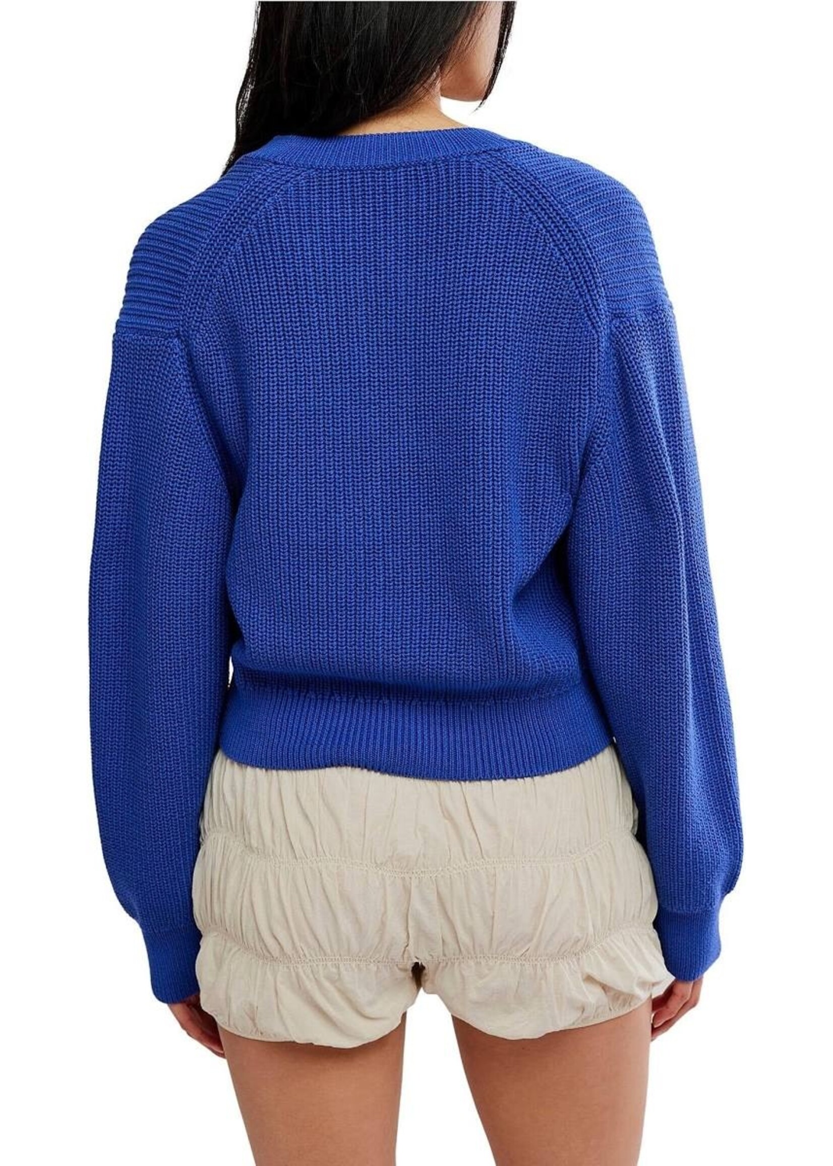 Free People Free People Vienna Cardigan - Blue Beam