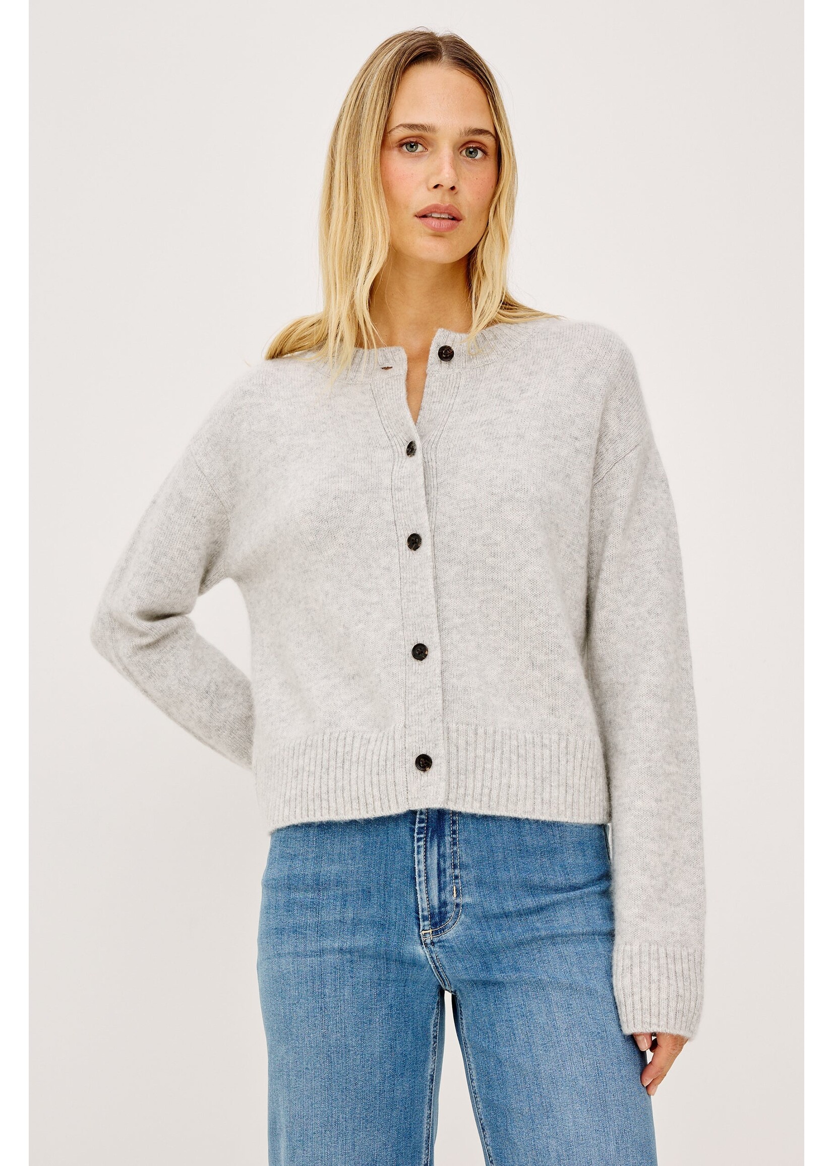Rails Rails Carre Cardigan - Heather Grey