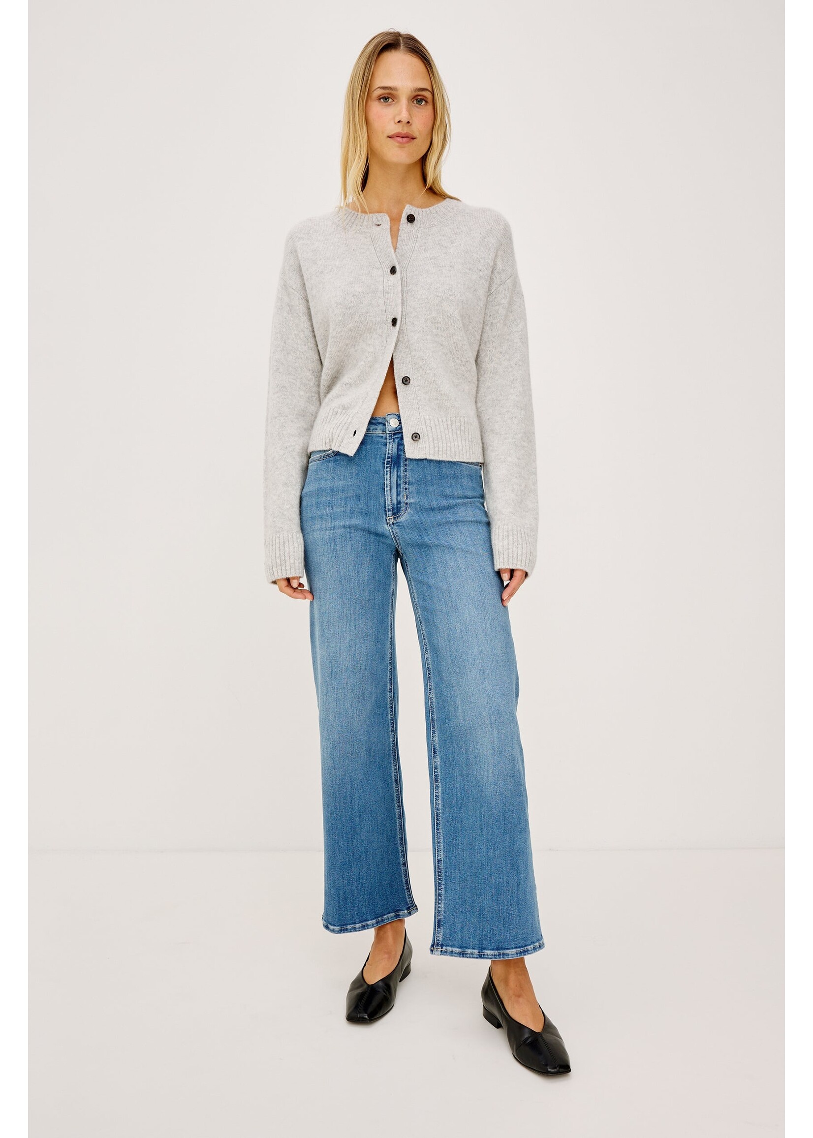 Rails Rails Cardigan Carre - Gris chiné