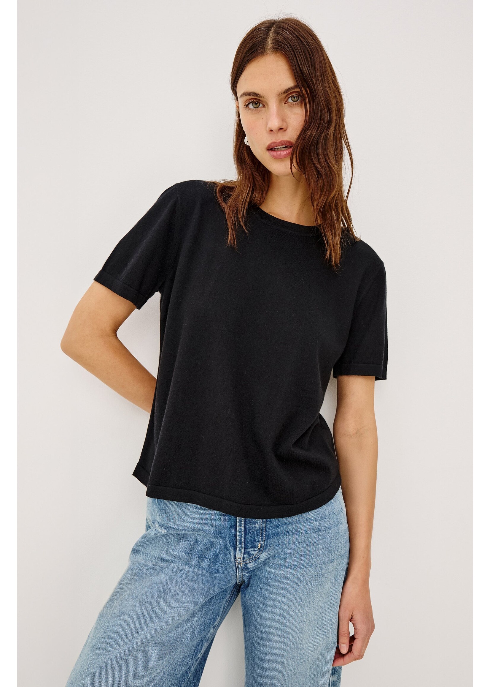 Rails Rails Cotton Cashmere Short Sleeve Tee - Black