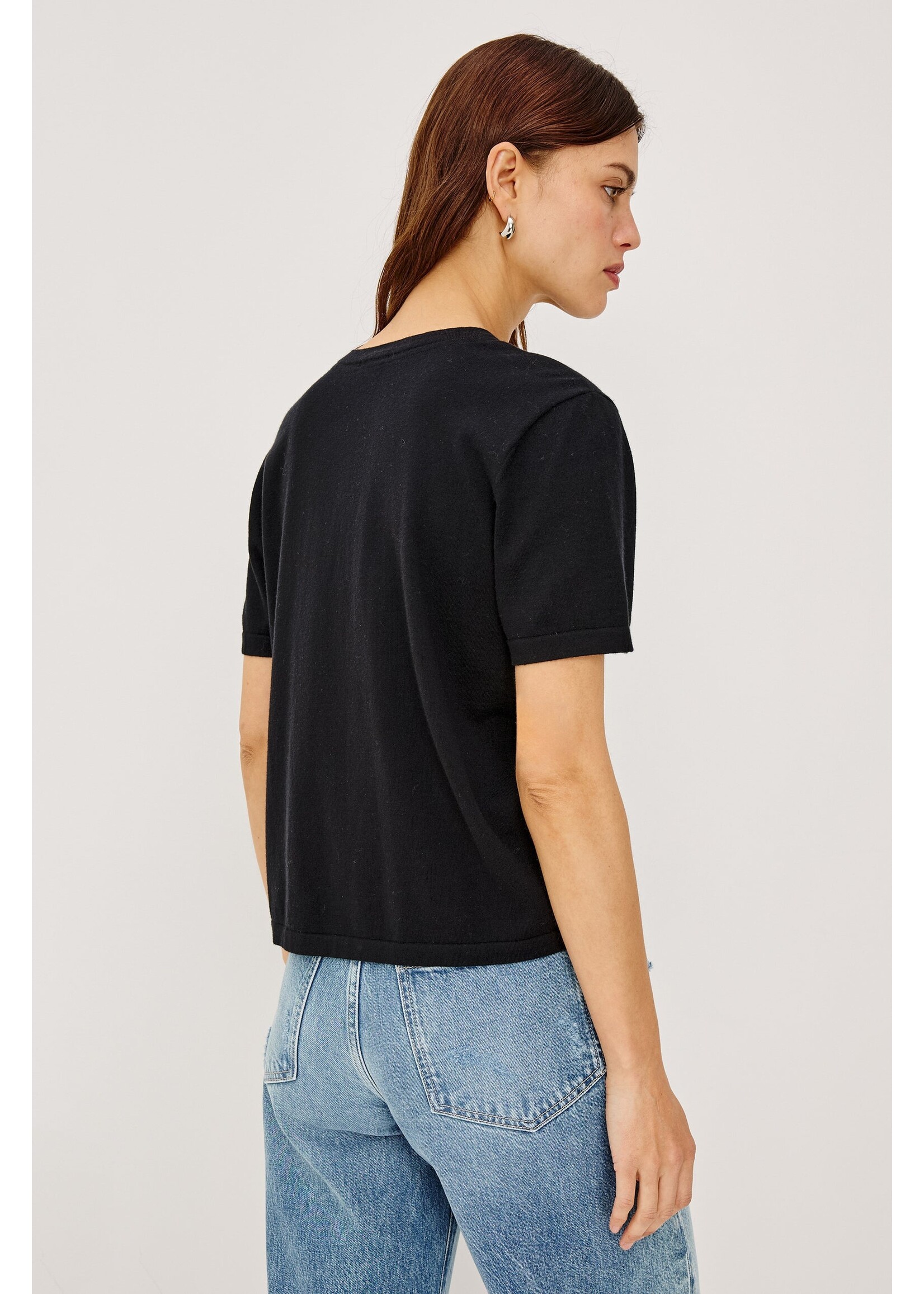 Rails Rails Cotton Cashmere Short Sleeve Tee - Black