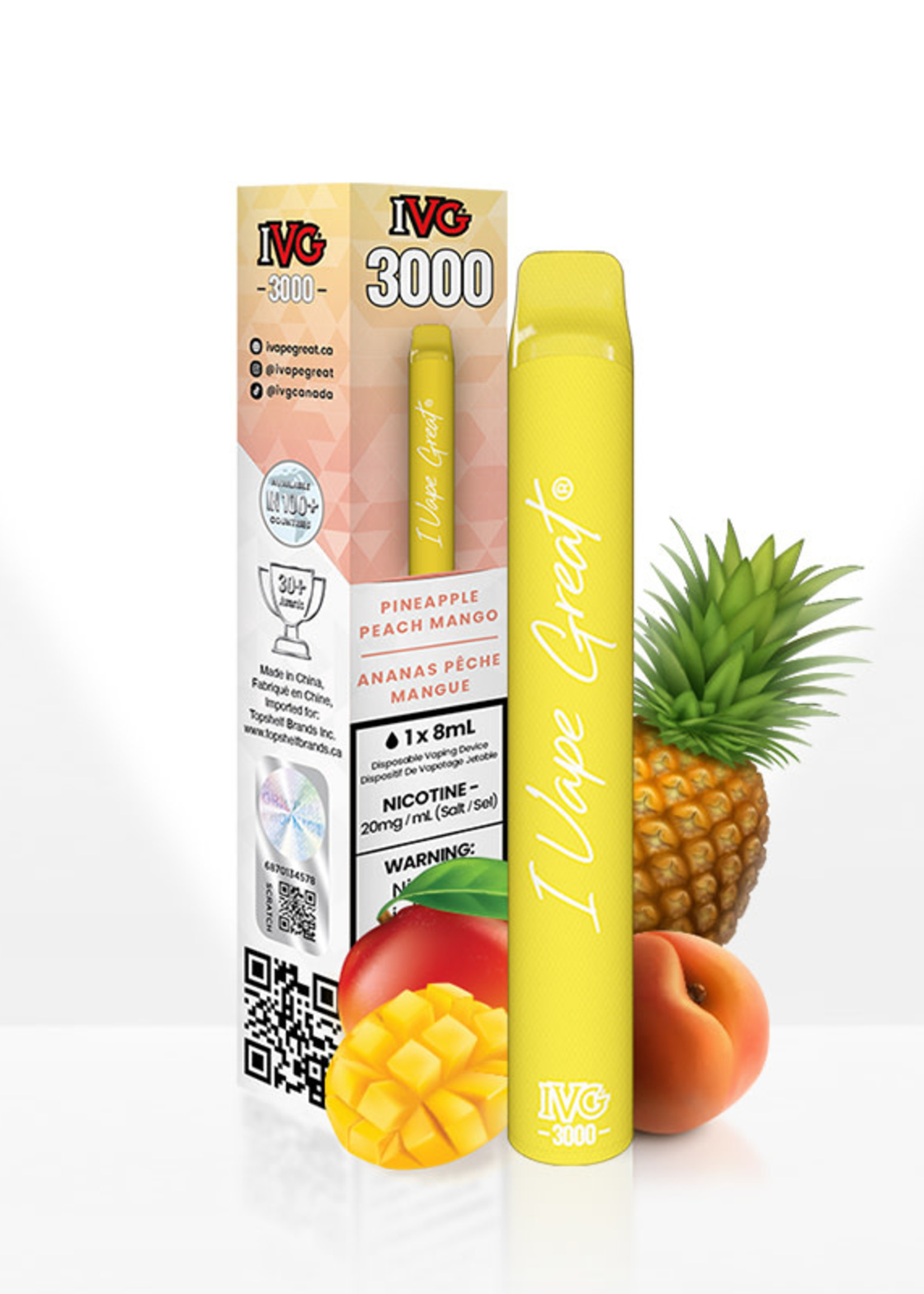 IVG Pineapple Peach Mango - IVG 3000