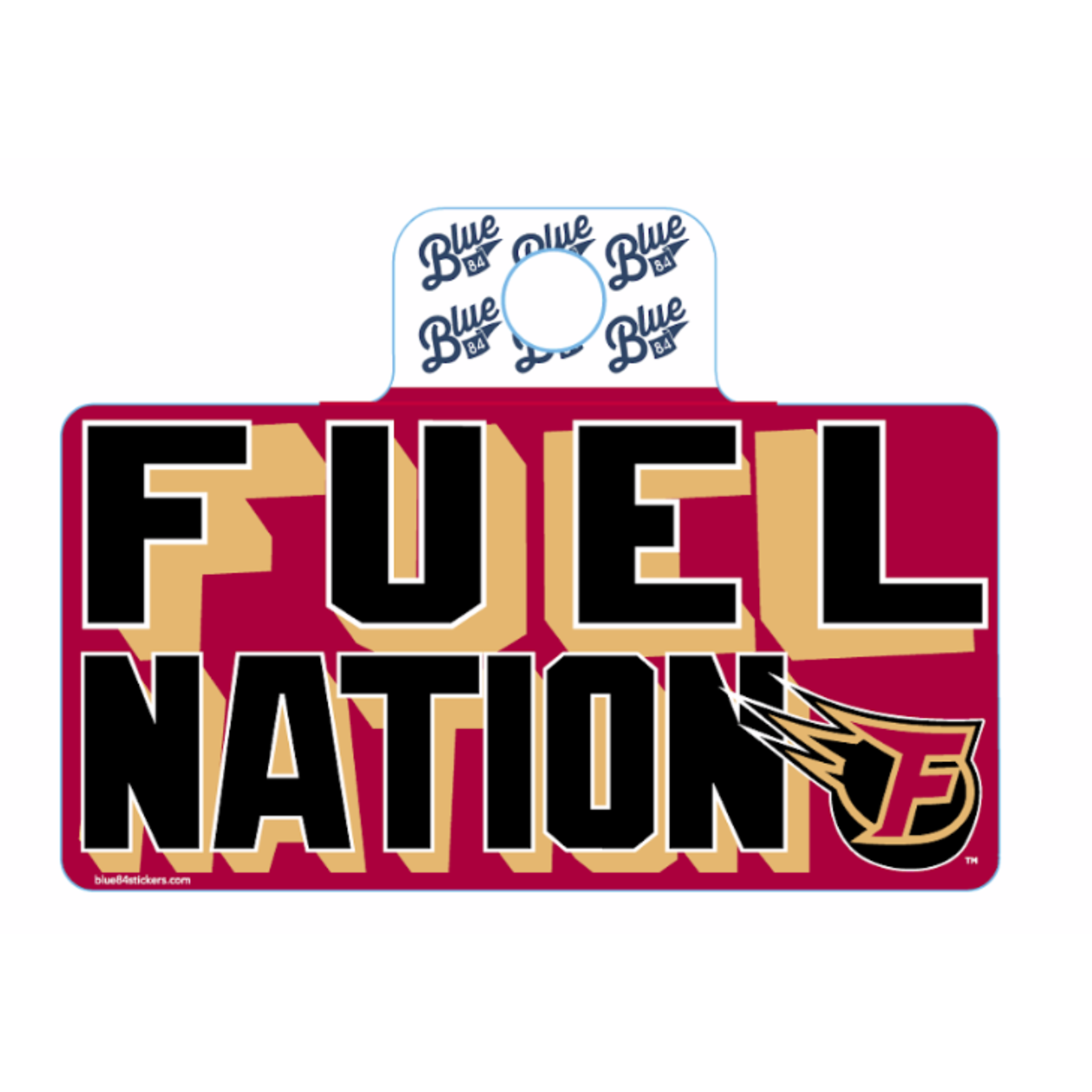 Blue 84 2023 Fuel Nation Sticker