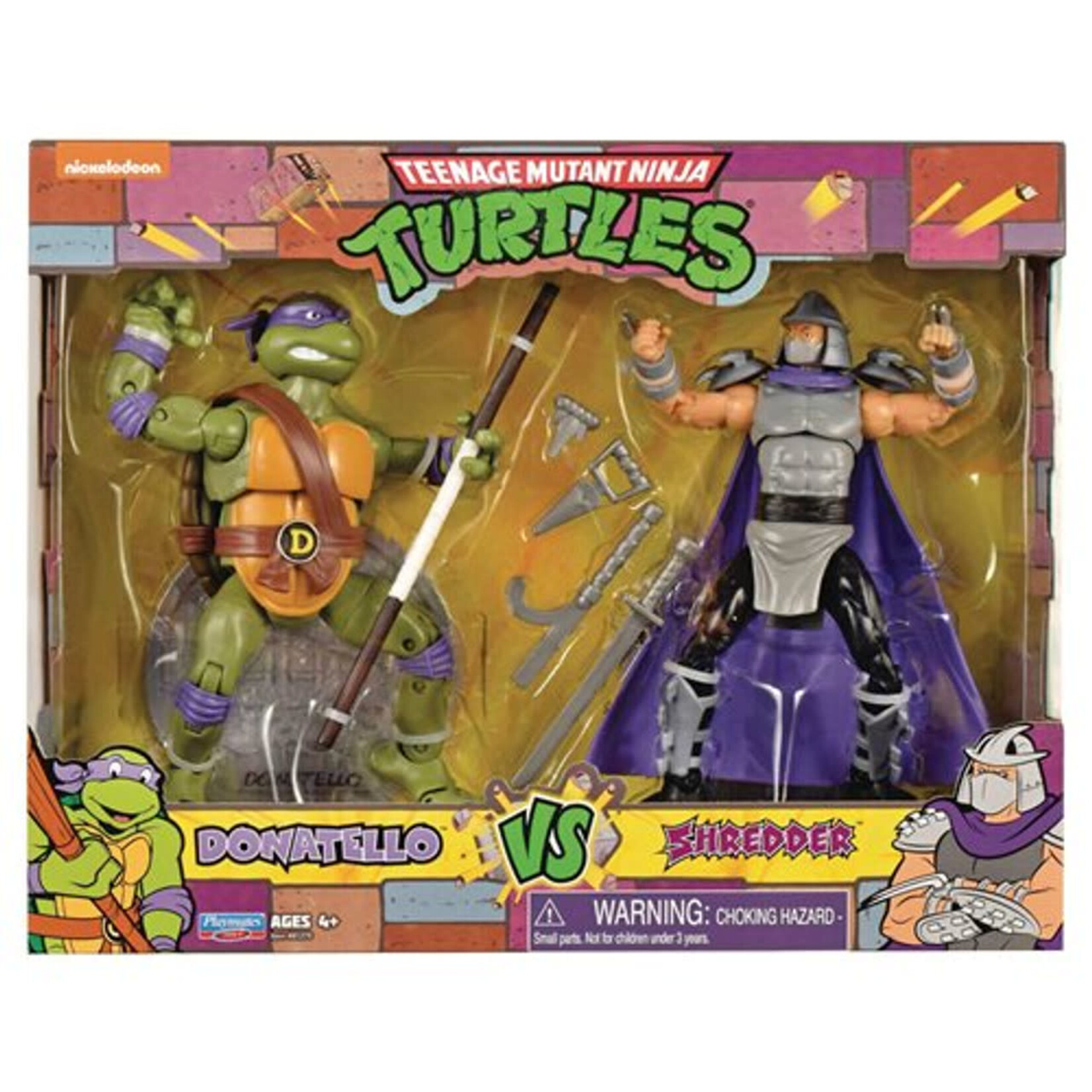 TMNT DONATELLO VS SHREDDER ACTION FIGURE