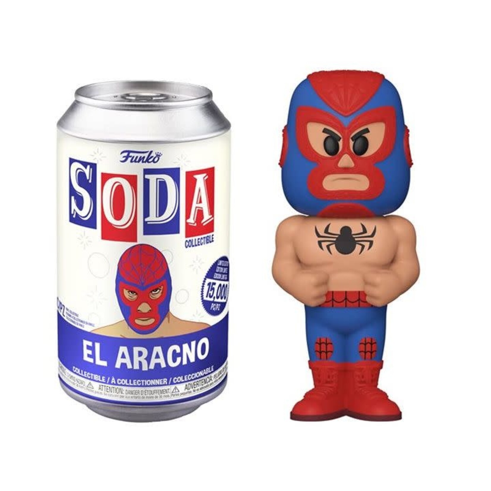 POP!-VINYL SODA LUCHADORES SPIDER-MAN W/METALLIC