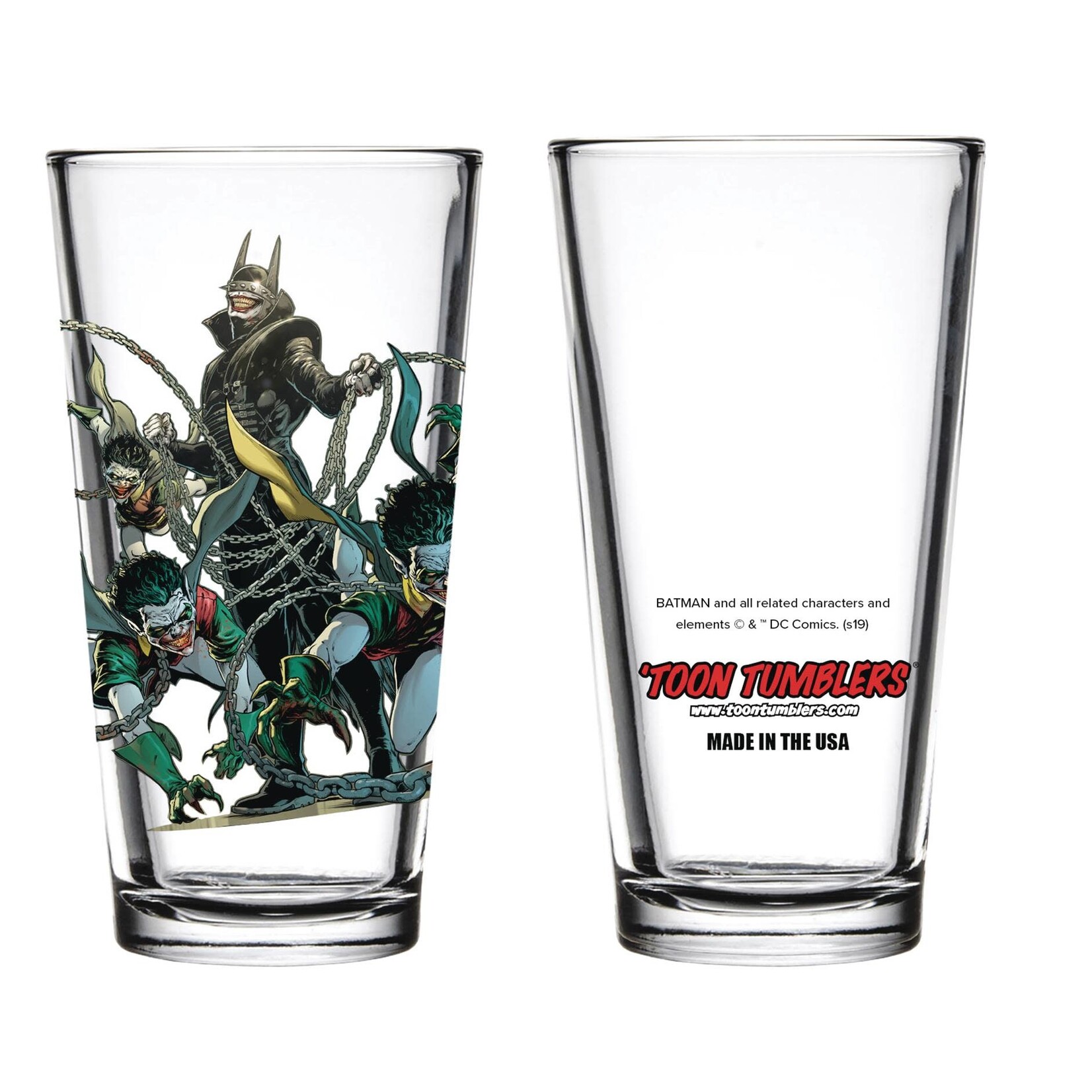 Toon Tumblers DC Batman Metal Glass