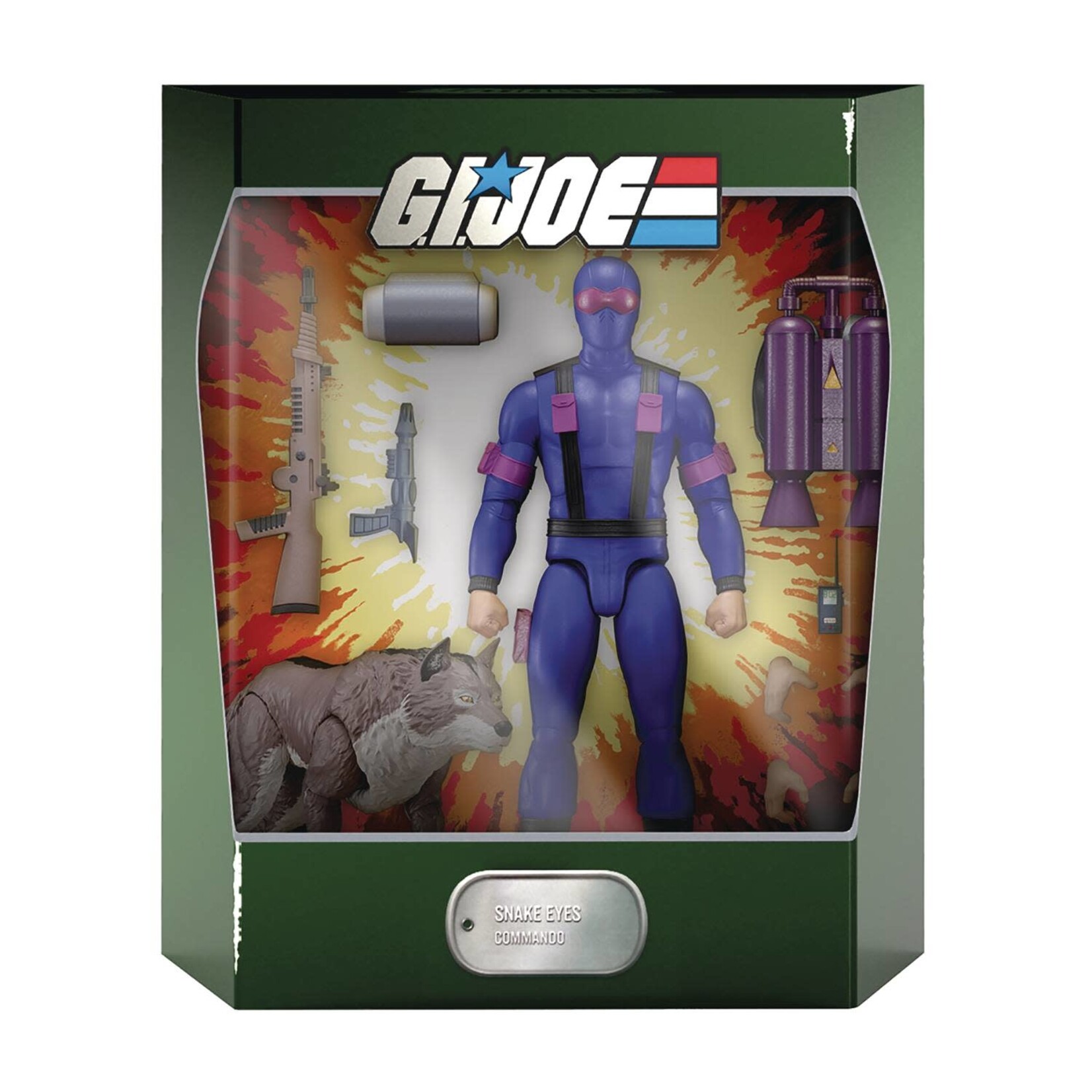 GI JOE ULTIMATES REAL AMERICAN HERO SNAKE EYES