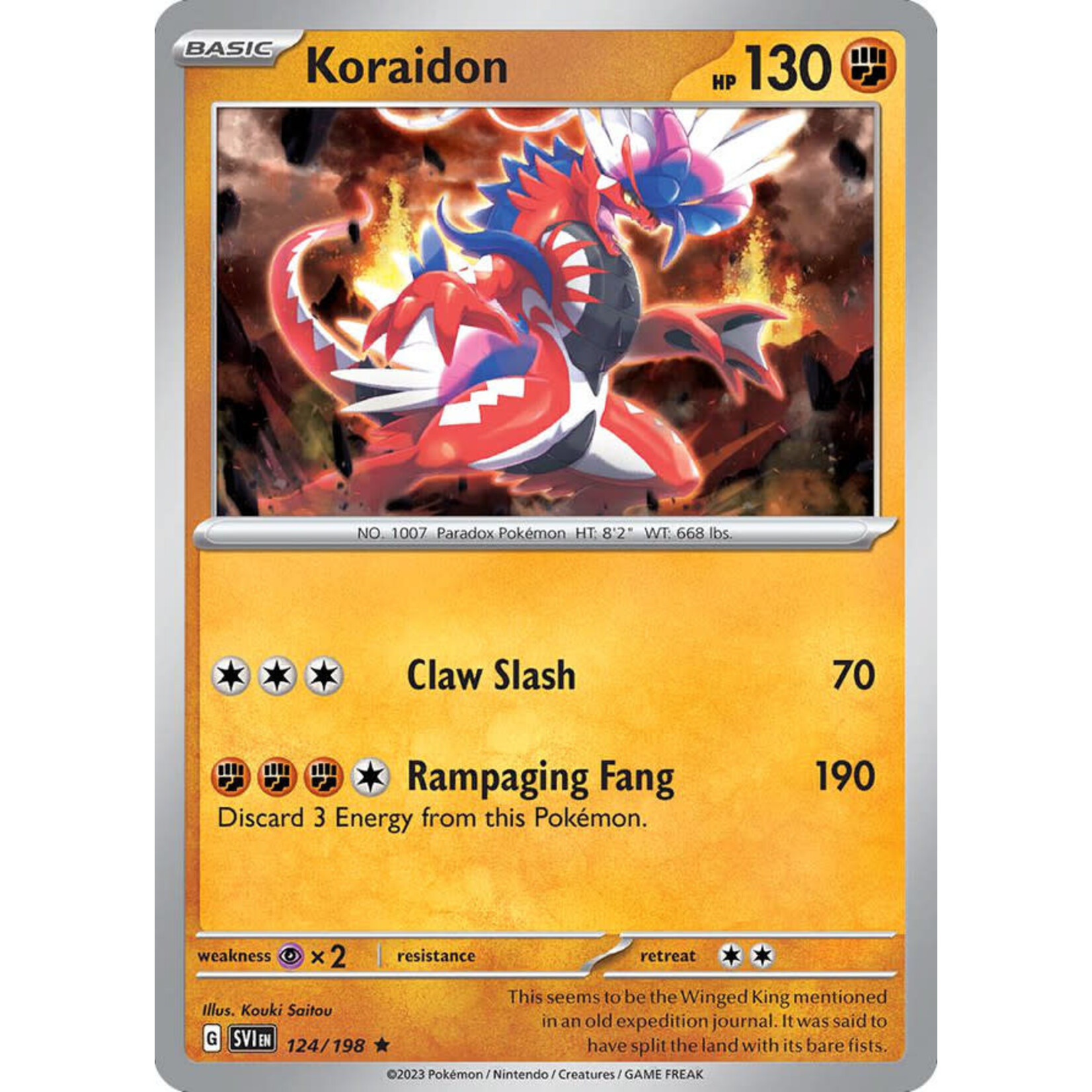 Koraidon - 124/198 - Rare