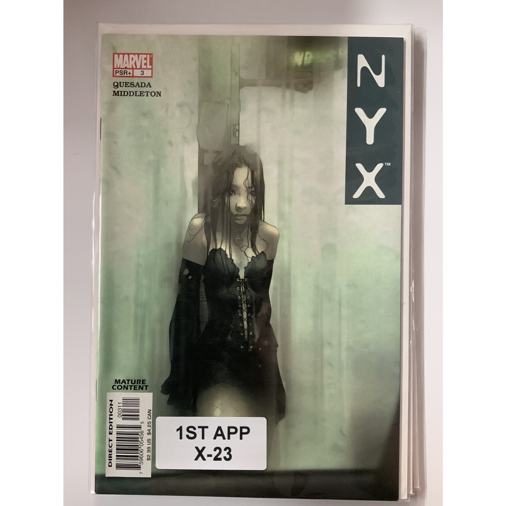 NYX #1,2,3,5 &6 1ST APP OF X-23