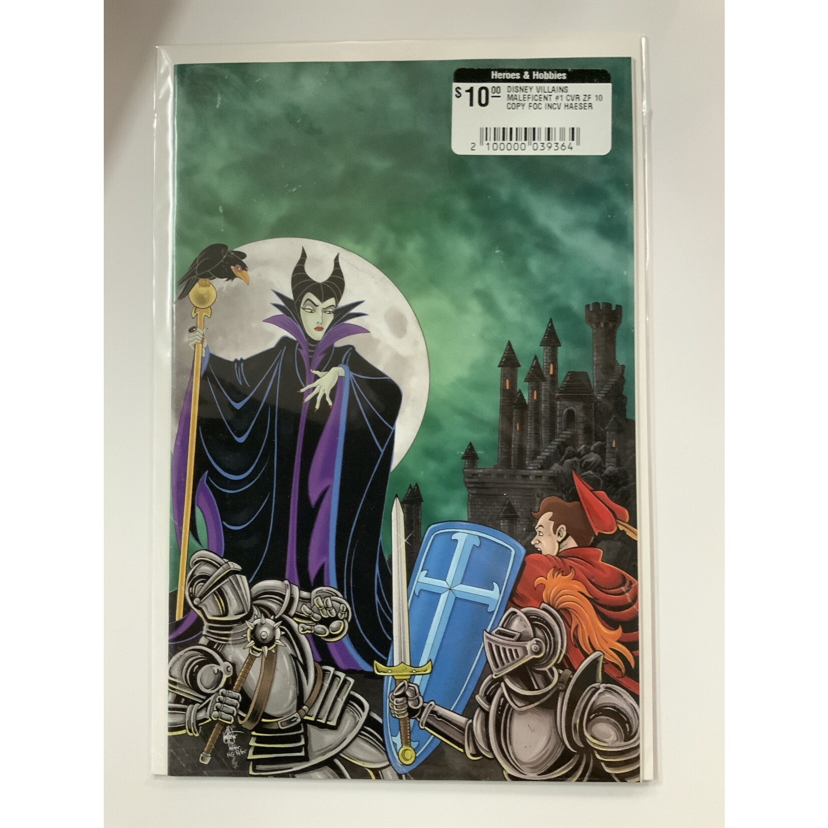 DISNEY VILLAINS MALEFICENT #1 CVR ZF 10 COPY FOC INCV HAESER