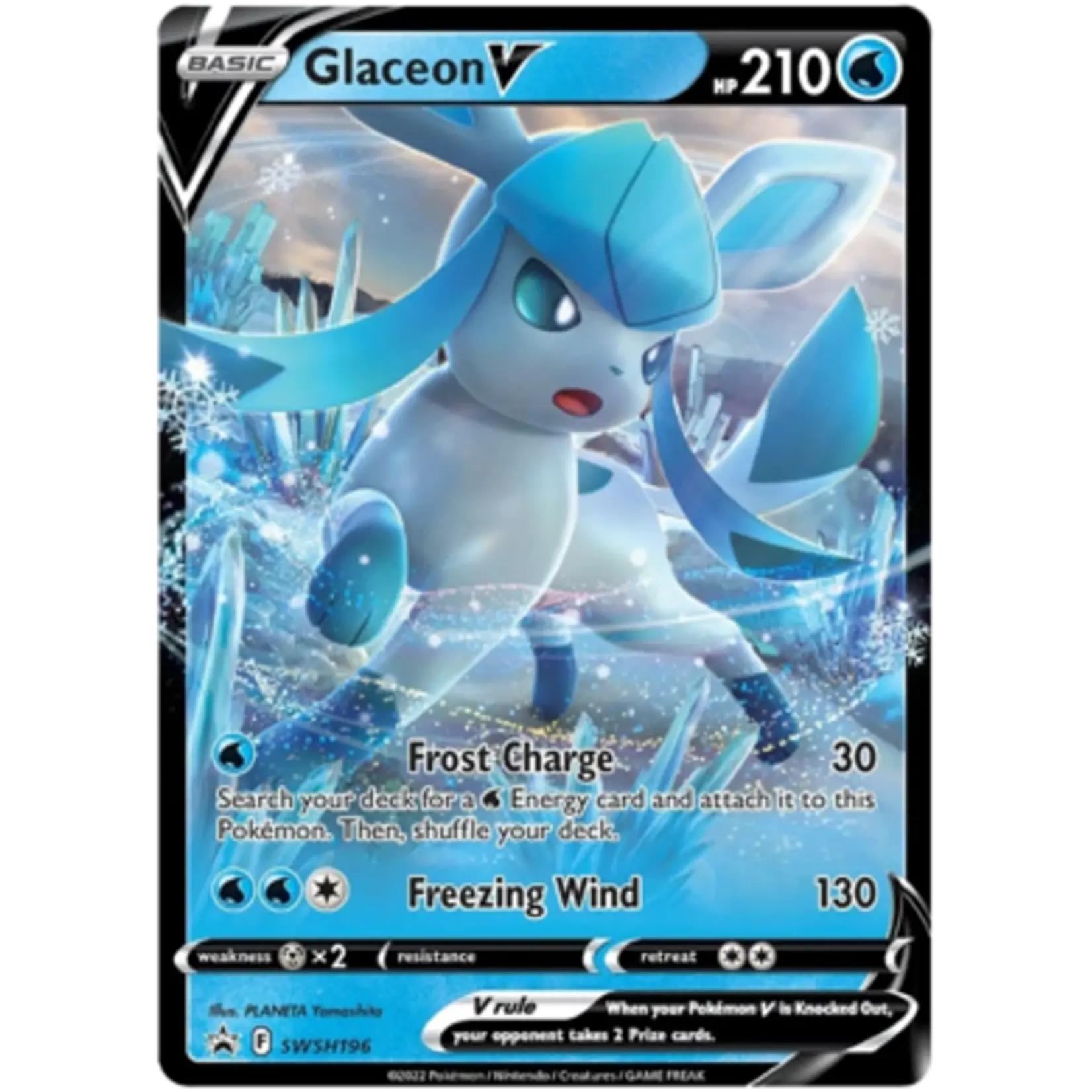 Sword & Shield Promotional Cards  Glaceon V - SWSH196 - Promo