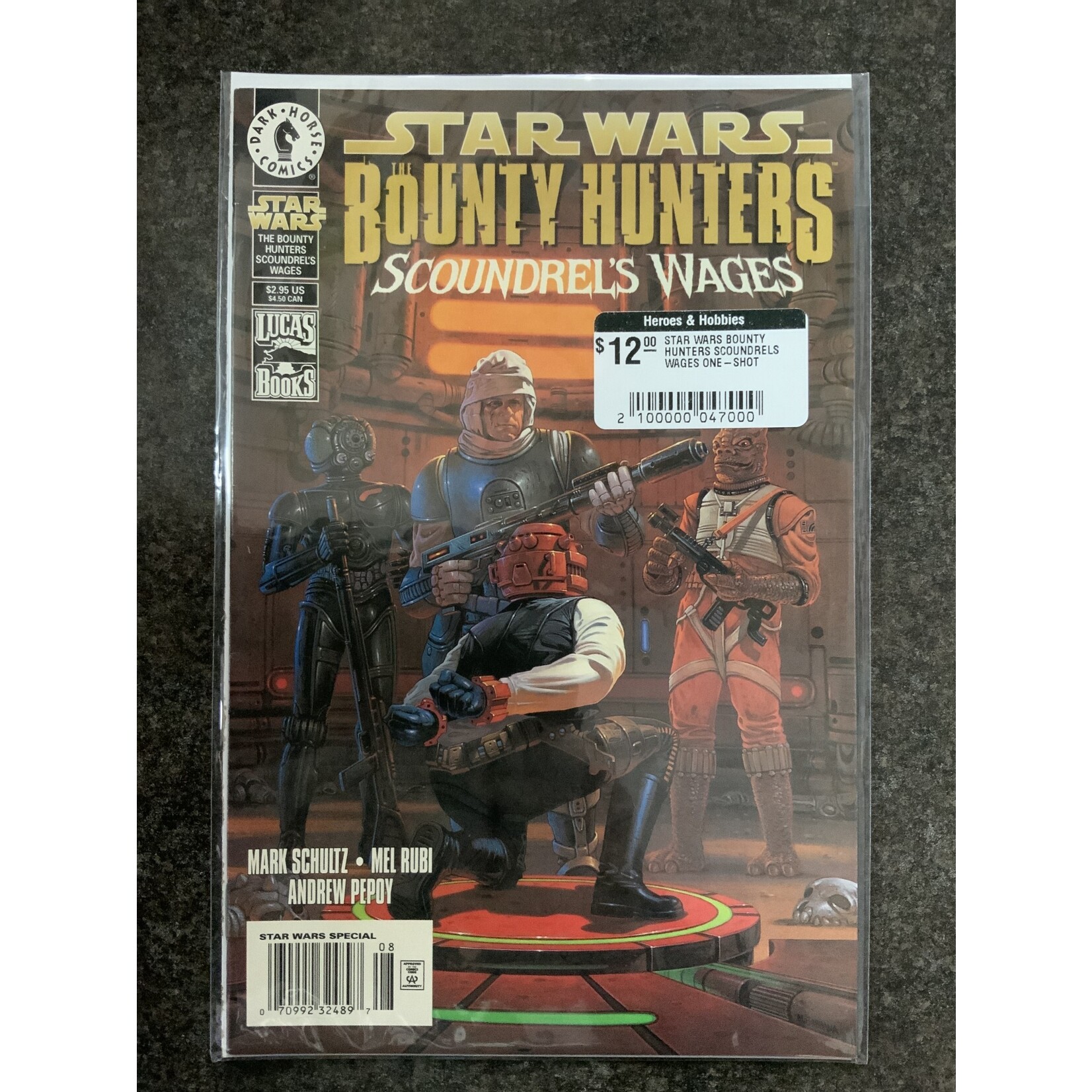 STAR WARS BOUNTY HUNTERS SCOUNDRELS WAGES ONE-SHOT