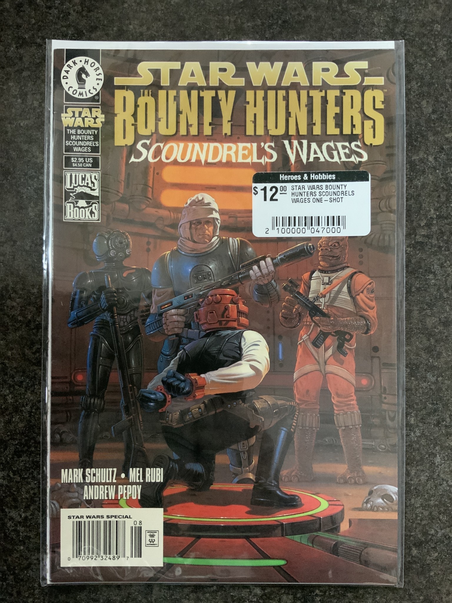 STAR WARS BOUNTY HUNTERS SCOUNDRELS WAGES ONESHOT Heroes & Hobbies
