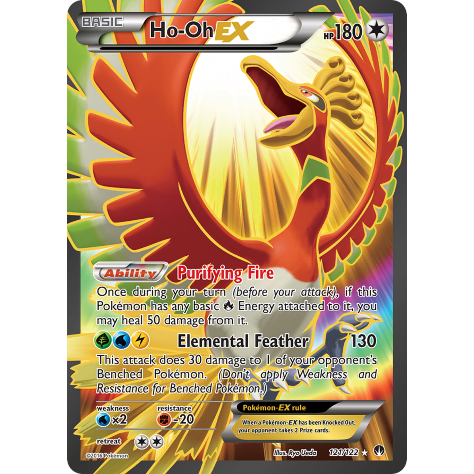BREAKpoint  Ho-Oh-EX - 121/122 - Rare Ultra