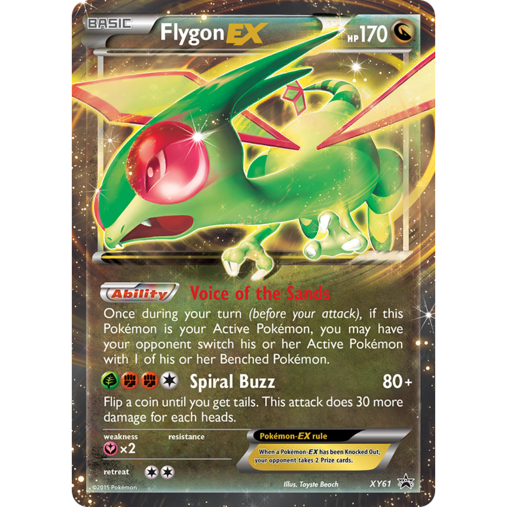 XY Promotional Cards  Flygon-EX - XY61 - Promo