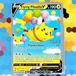 Brilliant Stars Pokémon WORLD CHAMP22 FLYING PIKACHU V 006/025