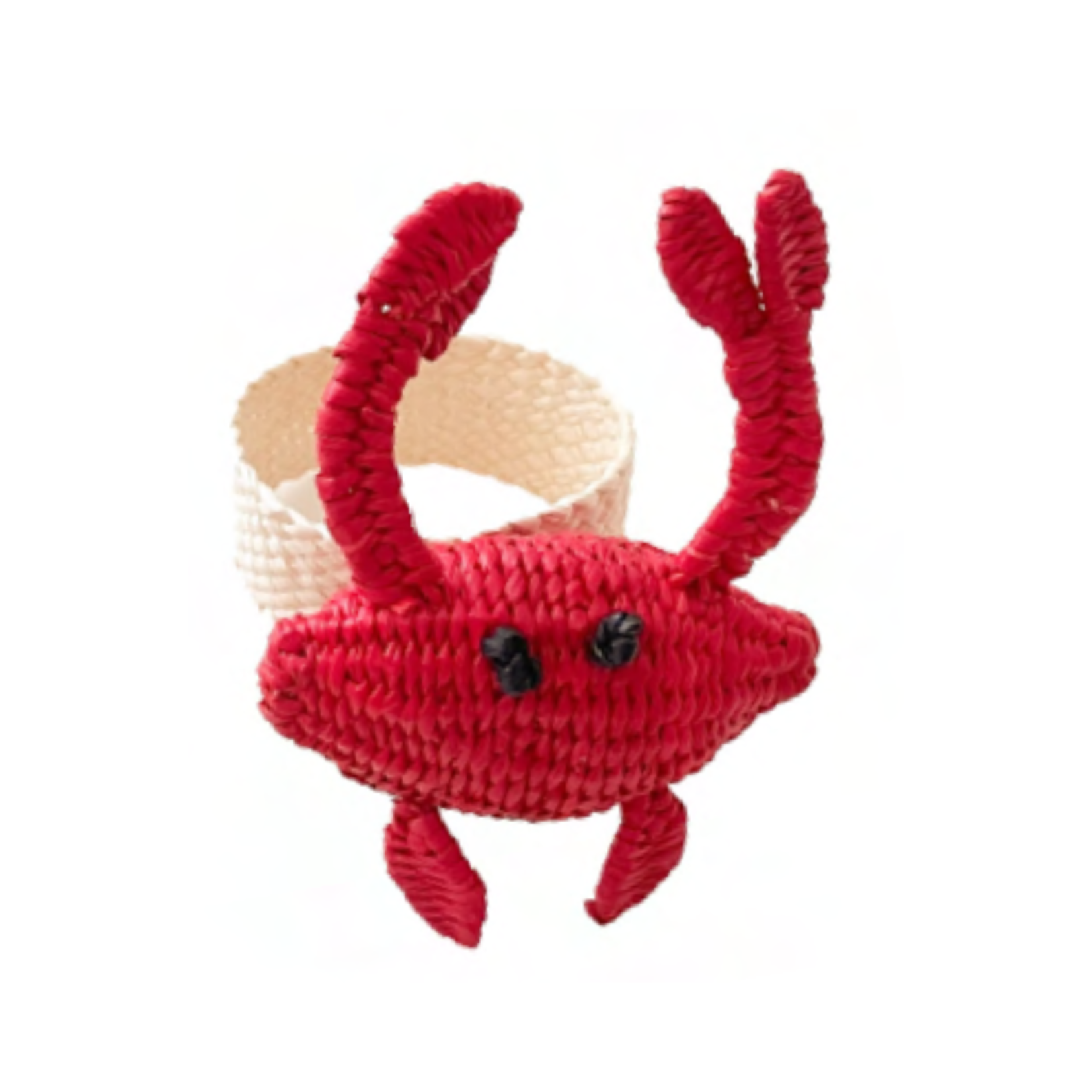 Klatso Crab Napkin Ring. Red