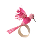 Klatso Hummingbird Napkin Ring, Pink