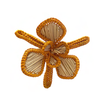 Klatso Orchid Napkin Ring, Orange