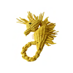 Klatso Seahorse Napkin Ring, Yellow