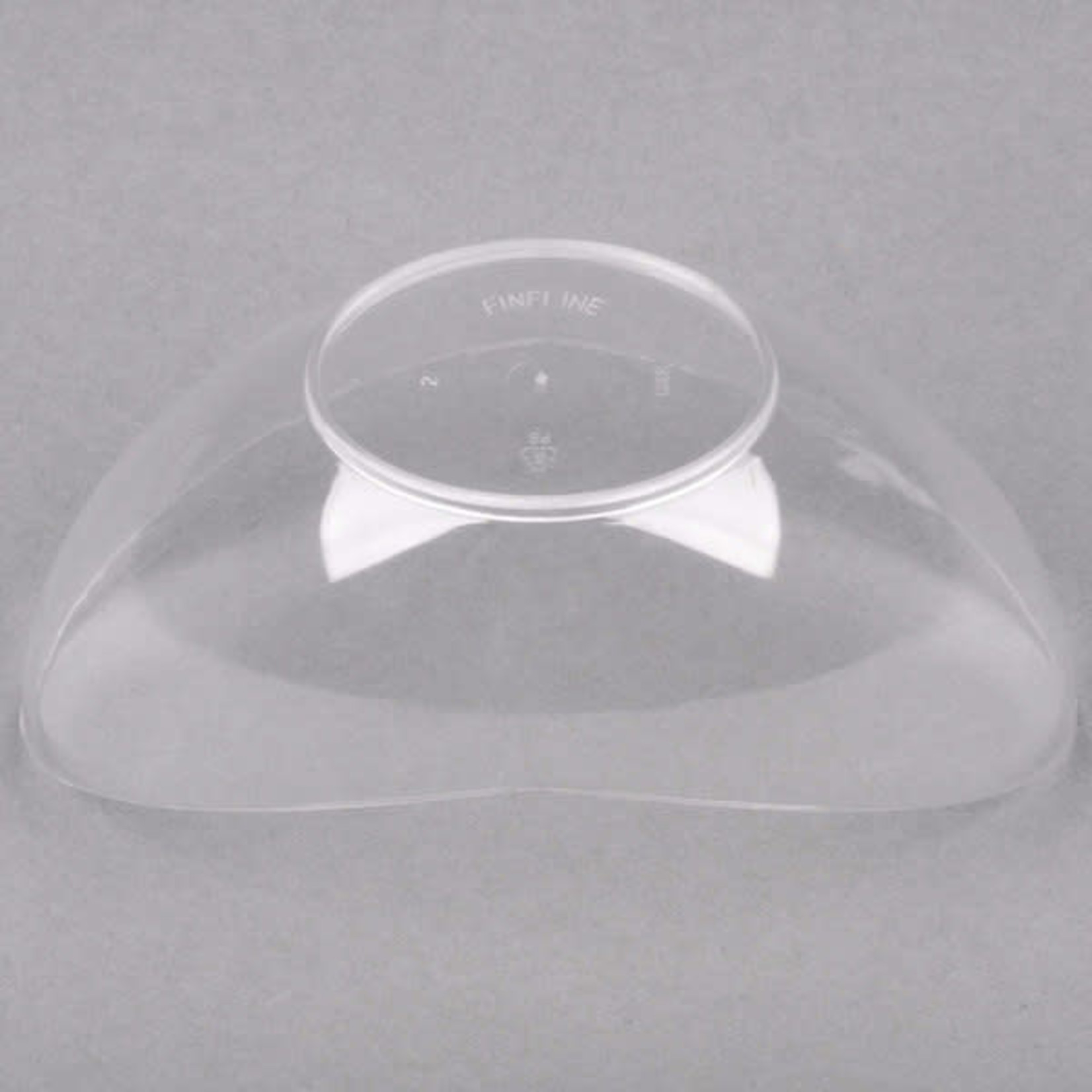 Webstaurant Clear Plastic Tiny Tureen Bowl - 5” x 2.6” - 12/pack