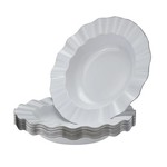 Silverspoons Veil White, Soup Plates - 10/Pack