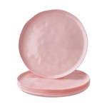 Silverspoons Lava Blush, Dessert Plates - 10/Pack