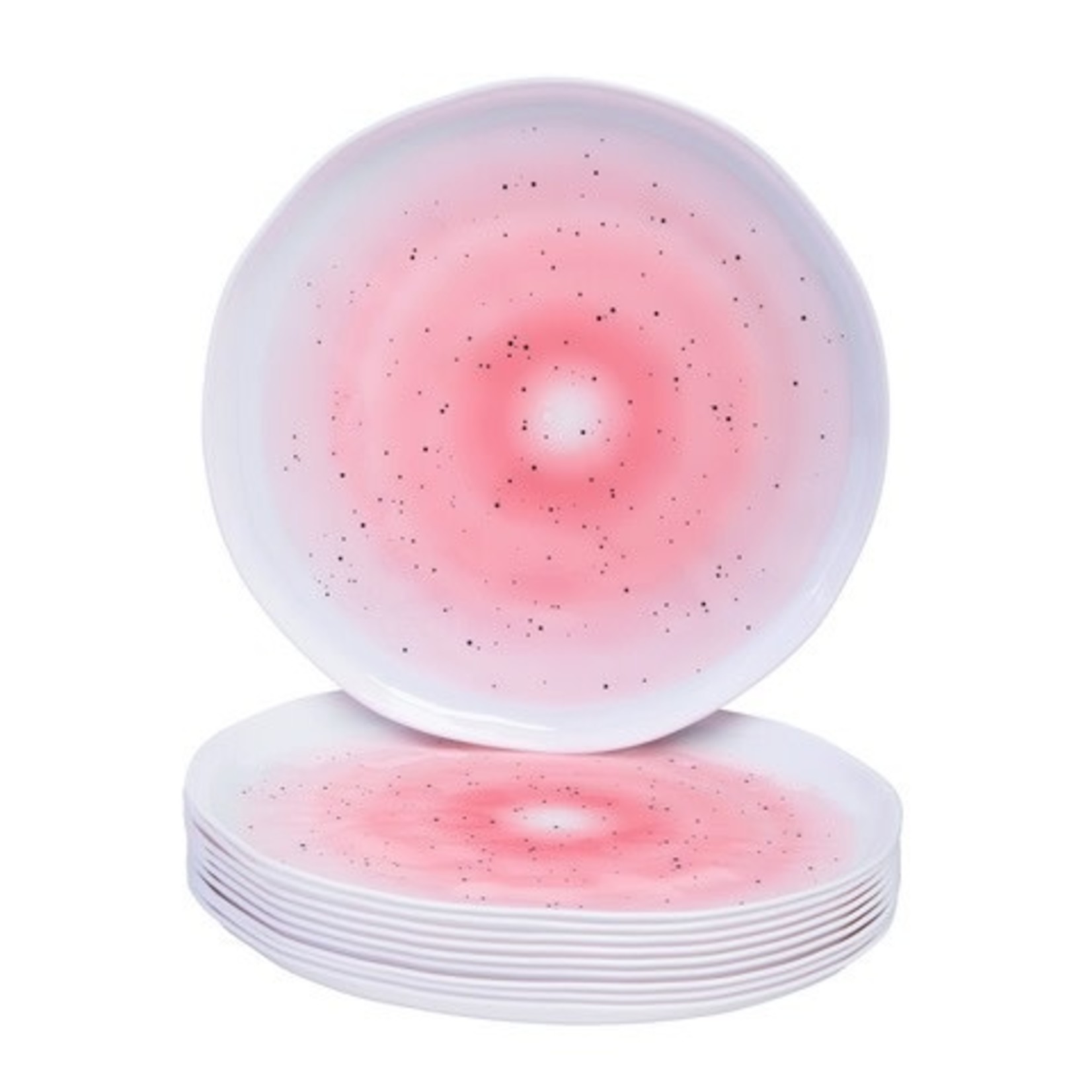 Silverspoons Lava Pink Mist, Dinner Plates - 10/Pack