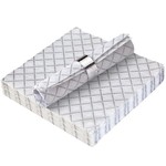 Silverspoons Quilted Silver White, Cocktail Napkins - 16/Pack