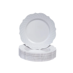 Silverspoons Harmony White, Salad Plates - 10/Pack