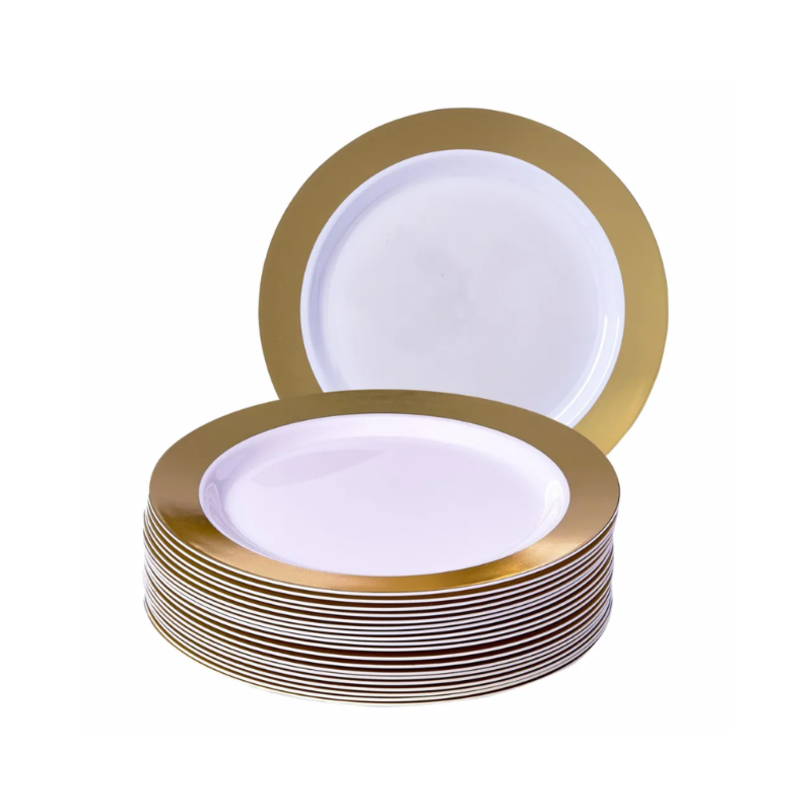 Silverspoons Ritz Gold, Dessert Plates - 10/Pack