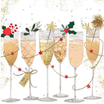 PaperProduct Design New Year Champagne, Cocktail Napkins - 20/Pack