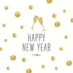 PaperProduct Design Happy New Year, Cocktail Napkins -  20/Pack