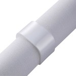 Silverspoons Square White, Napkin Rings - 6/Pack