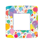 Caspari Balloons & Confetti, Paper Salad Plates - 8/Pack