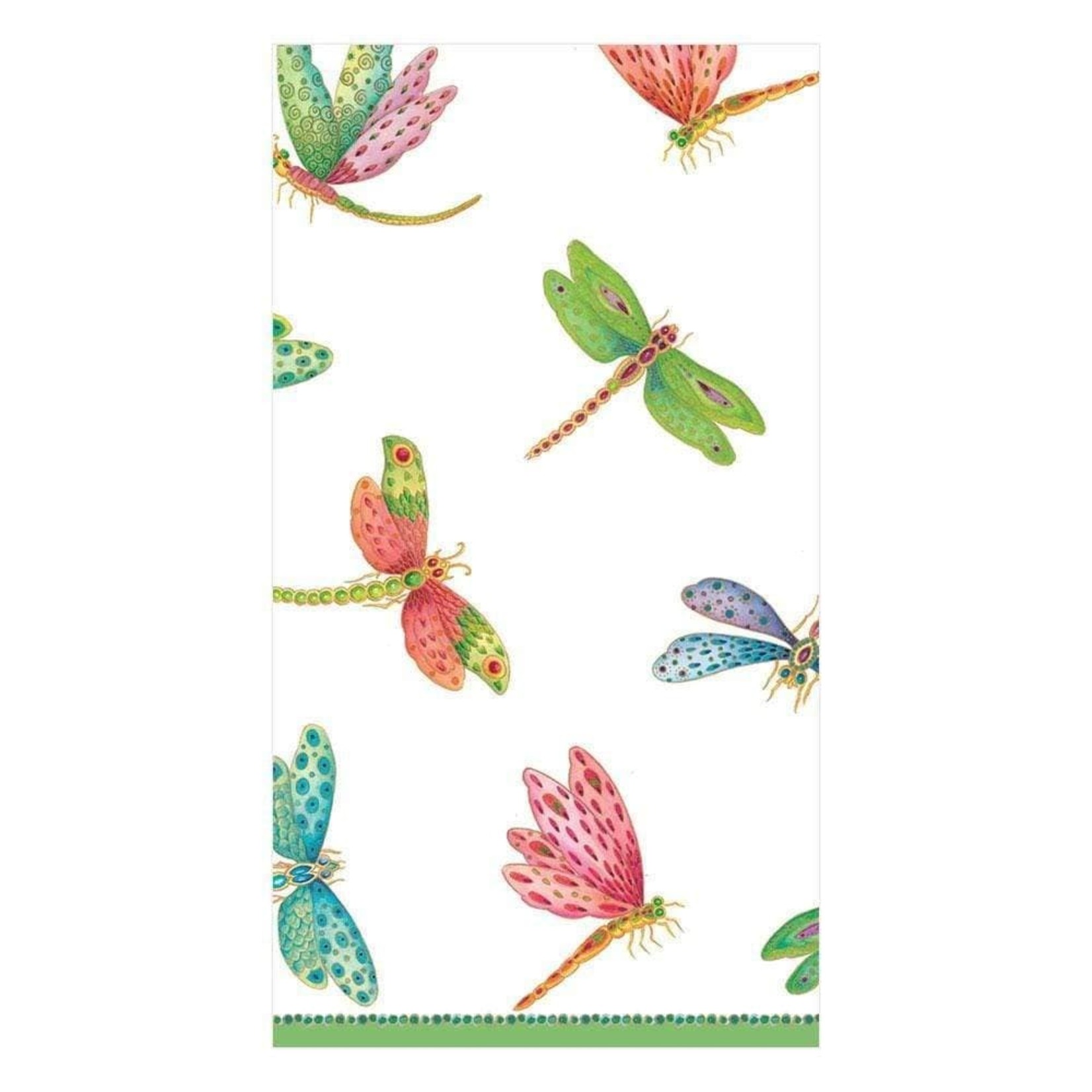 Caspari Dragonflies, Guest Towels - 15/Pack