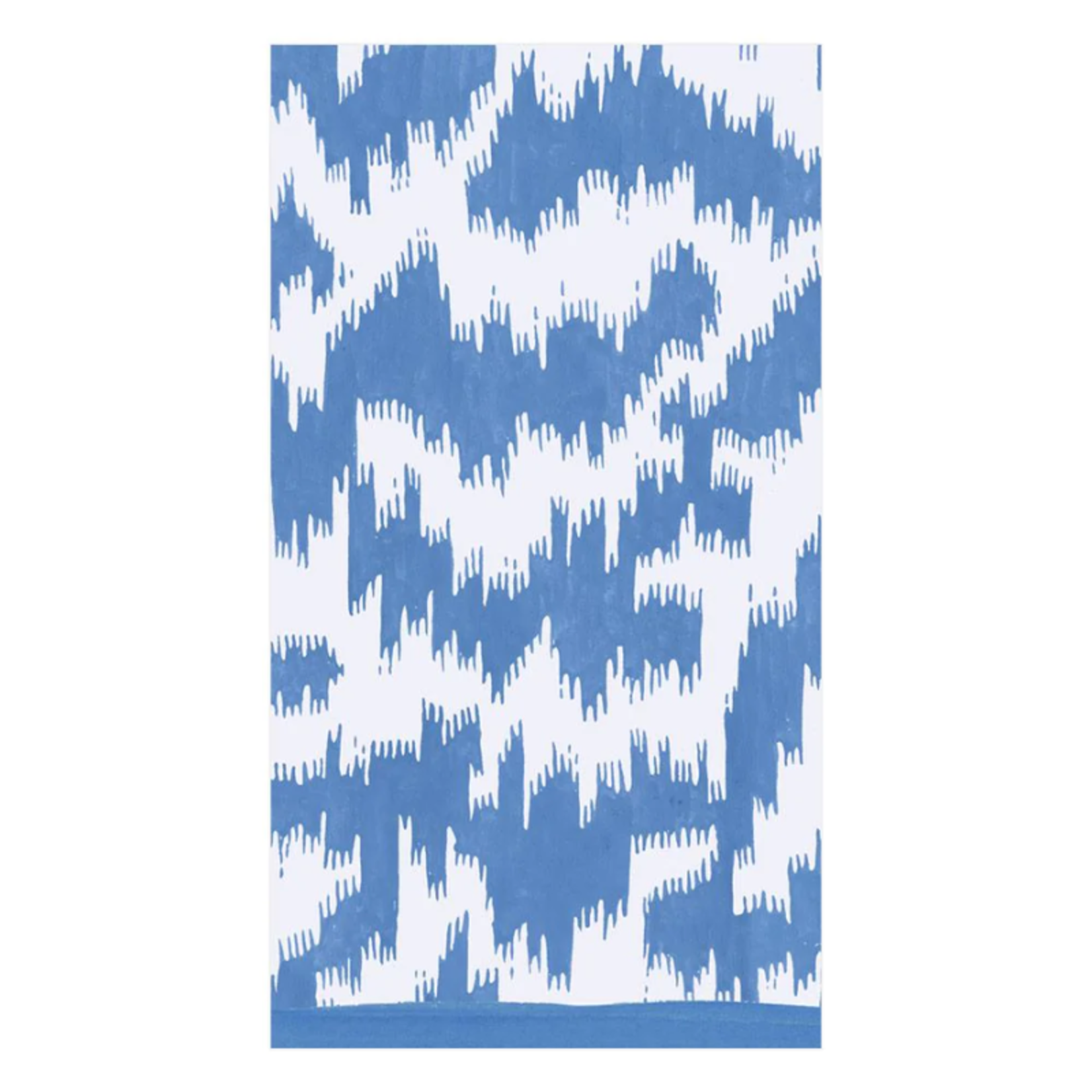 Caspari Blue Modern Moiré, Guest Towels - 15/Pack