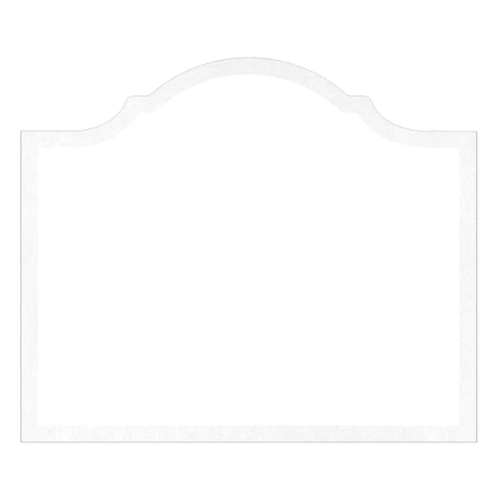 Caspari Arch Pearl Foil, Place Card - 8/Pack