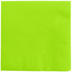 Creative Converting Lime Green, Cocktail Napkins - 50/Pack