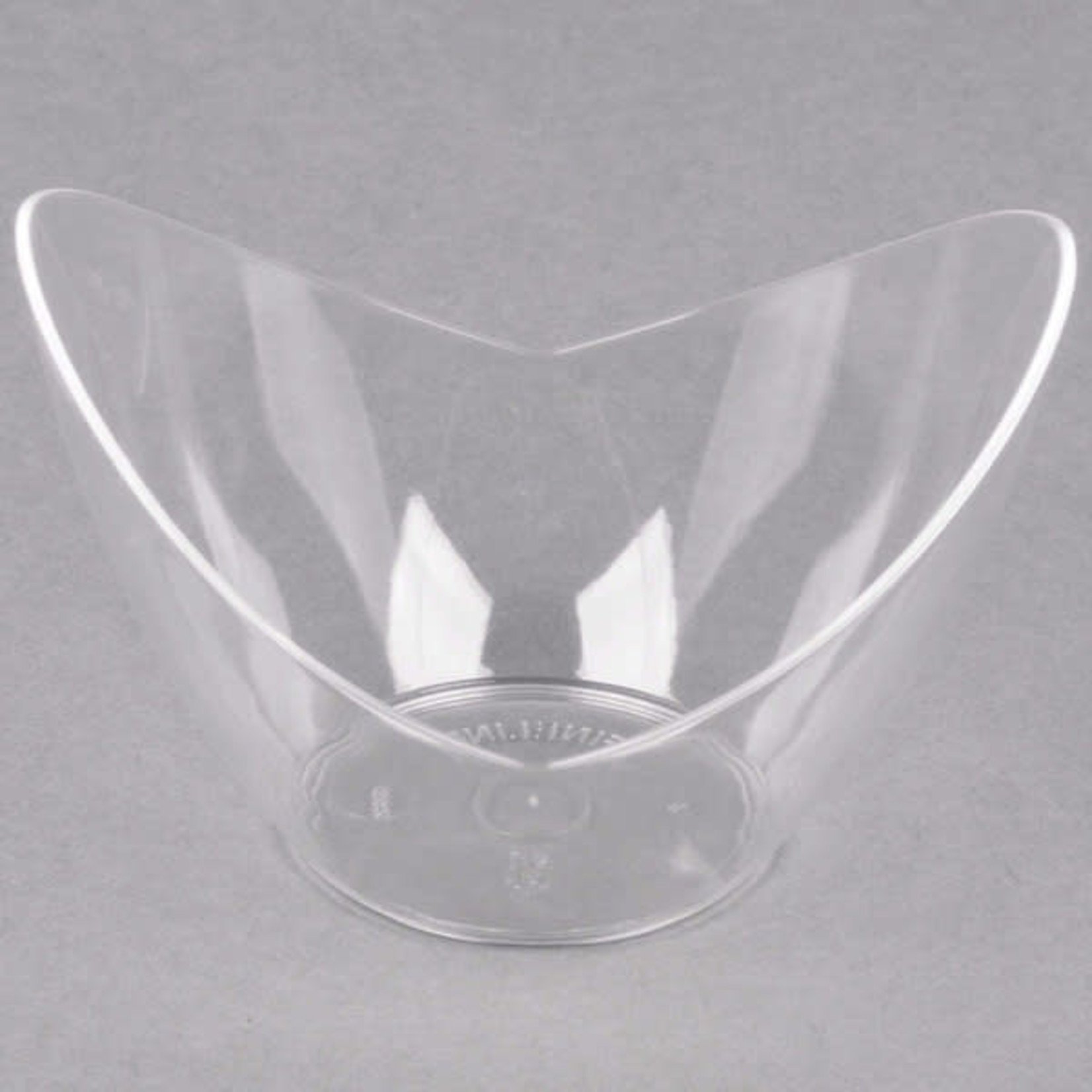 Webstaurant Clear Plastic Tiny Tureen Bowl - 3.5"x2.6" - 12/Pack