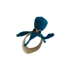Klatso Octopus Napkin Ring, Blue