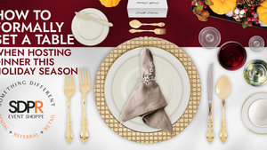 Formal Dinner Table Settings for the Holiday Season Tips