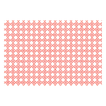 Bright Design & Co Placemat - Classic Cane, Coral Reef