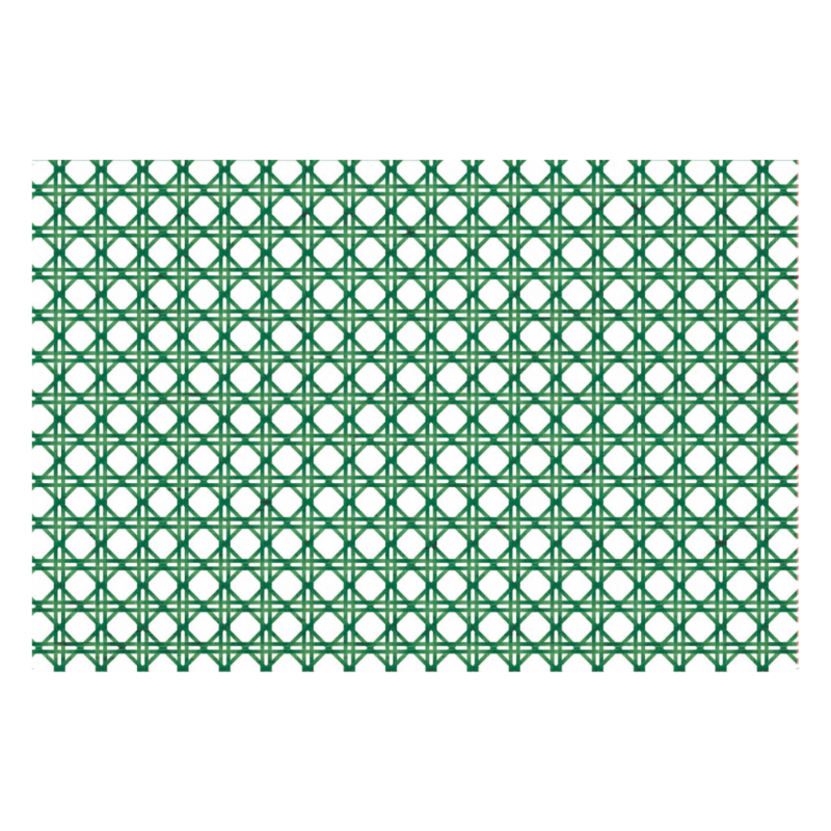 Bright Design & Co Placemat - Classic Cane, Jungle Green